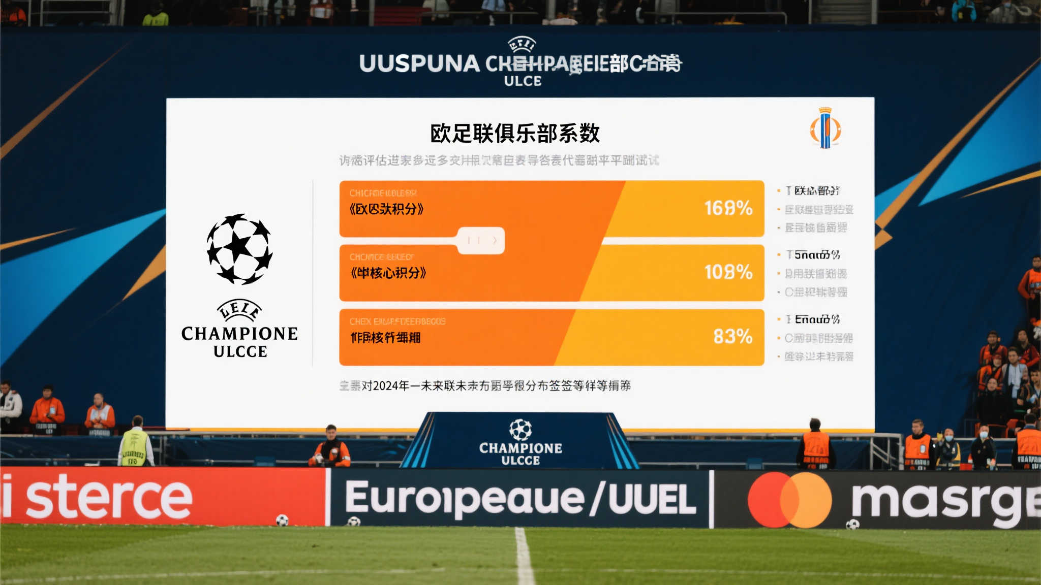 在评估一支球队近几个赛季的竞技水平时，“欧足联俱乐